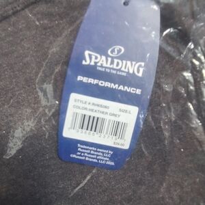 Spalding Heather Grey Performance Apparel